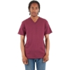 Custom Unisex V-Neck T-Shirt Burgundy