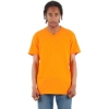 Custom Unisex V-Neck T-Shirt Orange