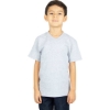 Custom Youth V-Neck T-Shirt Heather Grey