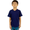 Custom Youth V-Neck T-Shirt Navy