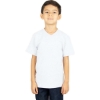 Custom Youth V-Neck T-Shirt White