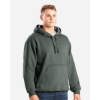 Custom Mens Heritage Zip Pocket Hooded Sweatshirt Graphite