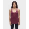 Custom Womens USA-Made Triblend Racerback Tank Top Tri-Cranberry