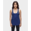 Custom Womens USA-Made Triblend Racerback Tank Top Tri-Indigo