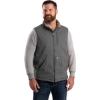 Custom Mens Heartland Sherpa-Lined Washed Duck Vest Slate