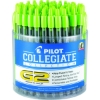 Promotional G2 Collegiate Tubs Smoke barrel, Lime Ink 72pc Tub 4302I
