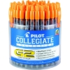 Promotional G2 Collegiate Tubs Smoke barrel, Orange Ink 72pc Tub 4302I