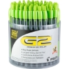 Promotional G2® Premium Gel Roller Pen - 72 Count Tub Smoke barrel /Lime accents/Lime ink I5609