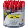 Promotional G2® Premium Gel Roller Pen - 72 Count Tub Smoke barrel /Red accents/Red ink I5609