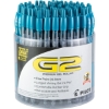 Promotional G2® Premium Gel Roller Pen - 72 Count Tub Smoke barrel /Teal accents/Teal ink I5609