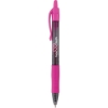 Promotional G2® Premium Gel Roller Pen (0.7mm) Smoke tinted barrel / Pink accents / Pink ink G27-YEL-IG2-7