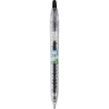 Promotional B2P Colors Gel Roller Pen - Clip Only Clear barrel / Black accent / Black ink IB2C-BC