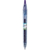 Promotional B2P Bottle 2 Pen Gel Roller Pen - Clip Only Translucent blue barrel / Purple accent / Purple ink IB2P-BC