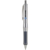 Promotional Dr. Grip® Center Of Gravity Advanced Ink Pen Silver barrel / Charcoal Gray accents / Black ink IBDGC