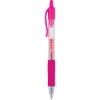 Promotional G2® Premium Gel Roller Pen (0.5mm) Clear  barrel / Pink accents /Pink ink IG2-5