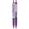 Promotional Precise® V5 Retractable Premium Rolling Ball Pen (0.5mm) Purple barrel / Silver accent / Purple ink IPV5R