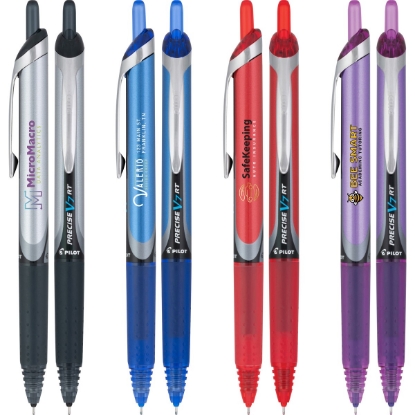 Custom Precise® V7 Retractable Premium Rolling Ball Pen (0.7mm) with Logo IPV7R