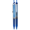 Promotional Precise® V7 Retractable Premium Rolling Ball Pen (0.7mm) Blue barrel / Silver accents / Blue ink IPV7R
