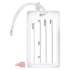 2.5" x 4.25" Deluxe Full Color Luggage Tag - Back