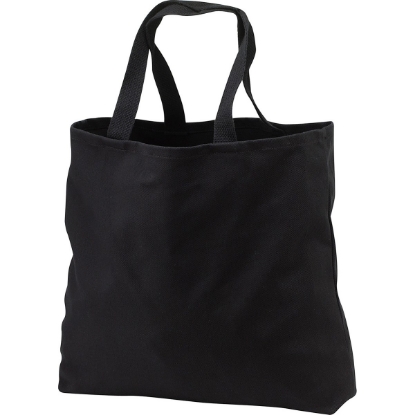 Custom Port Authority - Ideal Twill Convention Tote. Black