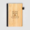 Laser Engraved Custom Wesen Bamboo Refillable Journal Set - A5
