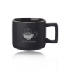 Sandpoint 14 oz. Latte Ceramic Mugs Black