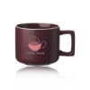 Sandpoint 14 oz. Latte Ceramic Mugs Maroon