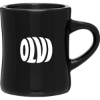 Custom 10 oz Diner Mug Black with Logo 1201-G