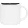 Promotional 14 oz Minolo Mug - Matte White Matte White Out/Gloss Black In 1403-G
