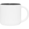 Promotional 14 oz Minolo Mug - Matte White Matte White Out/Gloss Storm In 1403-G