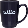Custom 14 oz Contour Mug Cobalt Blue with Logo 1451-G