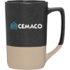 Custom 17 oz Damon Mug Matte Black with Logo 18701-G