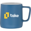 Promotional 12 oz Oslo Mug Matte Steel Blue 18901-G