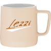 Custom 12 oz Oslo Mug Matte Vanilla Cream with Logo 18901-G