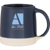 Custom 12 oz Magnolia Mug Matte Navy Blue with Logo 19101-G
