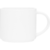 Promotional 16 oz Monaco Mug - Matte White Matte Storm Gray/Gloss White 20601-G