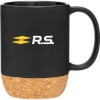 Promotional 13 oz Beck Mug Matte Black Out/Gloss In 20901-G