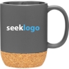 Promotional 13 oz Beck Mug Matte Storm Gray Out/Gloss In 20901-G