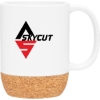 Promotional 13 oz Beck Mug Matte White Out/Gloss In 20901-G