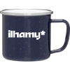 Custom 13 oz Whitney Mug Cobalt Blue with Logo 213001-G