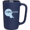 Custom 14 oz Ledge Mug Matte Constellation Blue with Logo 22201-G