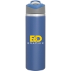 Custom 20.9 oz H2go Pilot - Powder Matte Blue with Logo 247061-G