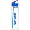 Custom 30 oz H2go Angle Blue with Logo 25482-G