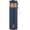 Custom 24 oz Contigo DualSip Abyss Blue Bronze with Logo 30272-G