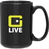 Promotional 15 oz Grande Mug Black 320-G
