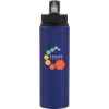 Custom 26 oz H2g Virtue Matte Blue with Logo 366561-G