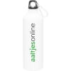 Promotional 24 oz H2go Aluminum Classic White 37544-G