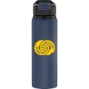 Custom 26 oz Torrent Matte Navy Blue with Logo 38561-G
