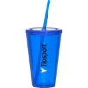 Custom 16 oz Spirit Tumbler Blue with Logo 5041-G