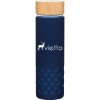 Custom 18 oz H2go Dawn Constellation Blue with Logo 54404-G
